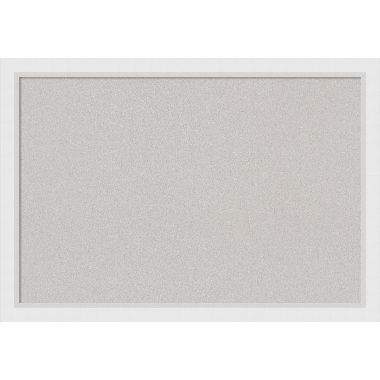Cork Board, Blanco White Wood Frame - Bulletin Board, Organization Board, Pin Board